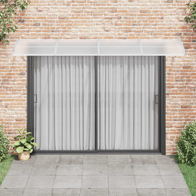 Vidaxl Porte Cauve 350x75 cm Gray en polycarbonate et transparent