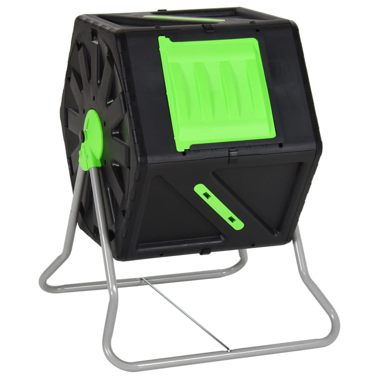 Tambour de compostage Vidaxl 105 l 60x58x74 cm polypropène