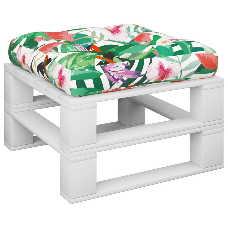 VidaXL coussin de palette 60x60x12 cm tissu multicolore