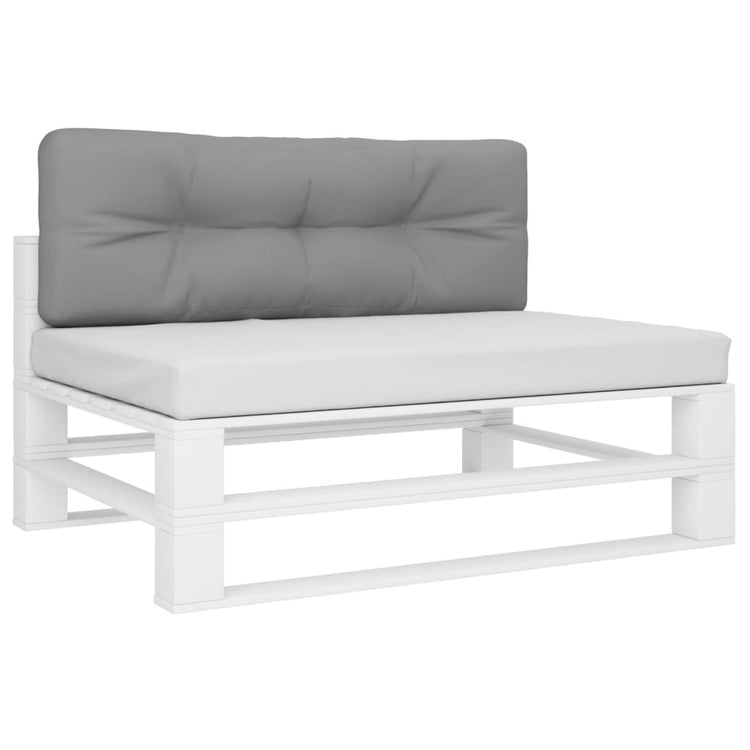 Coussin de palette Vidaxl 120x40x12 cm Gray