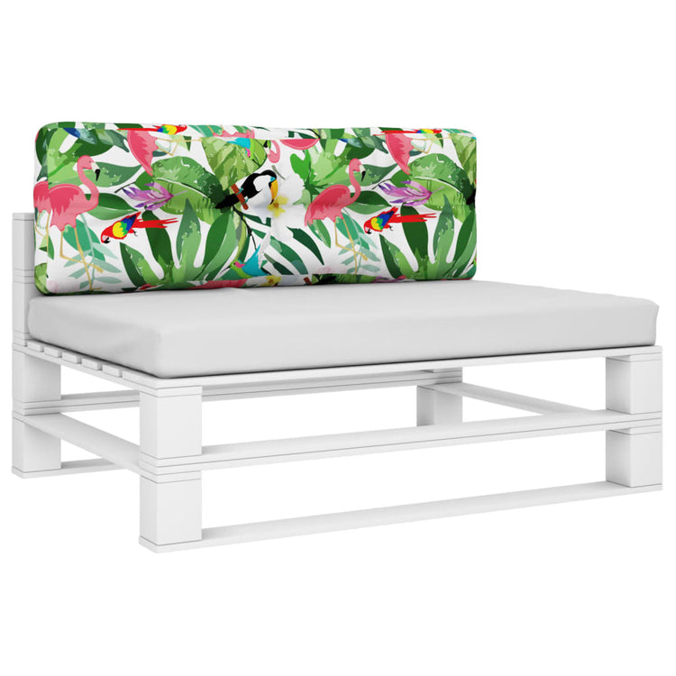 VidaXL coussin de palette 120x40x12 cm tissu multicolore