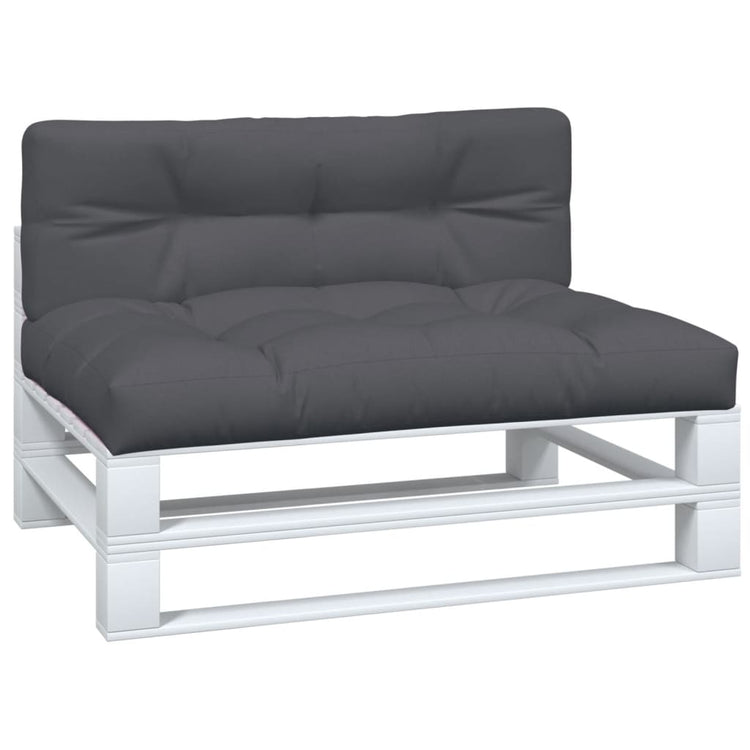 Coussins de palette vidaxl 2 strivus en tissu -colore