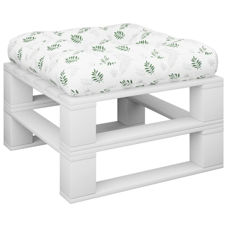 Vidaxl Pallet Cushion Leaf Match 58x58x10 cm Oxford tissu