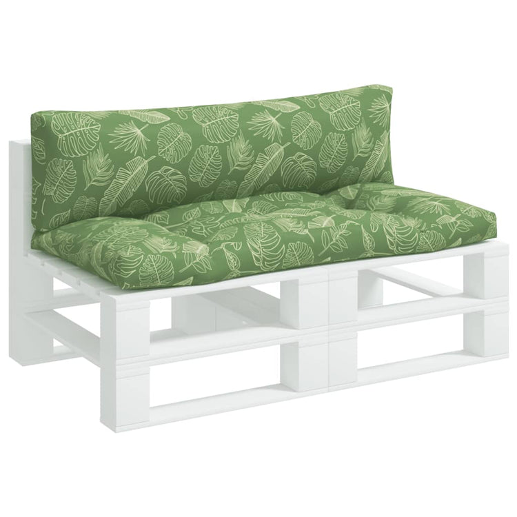 Coussins de palette vidaxl 2 stands de feuille de feuille oxford tissu