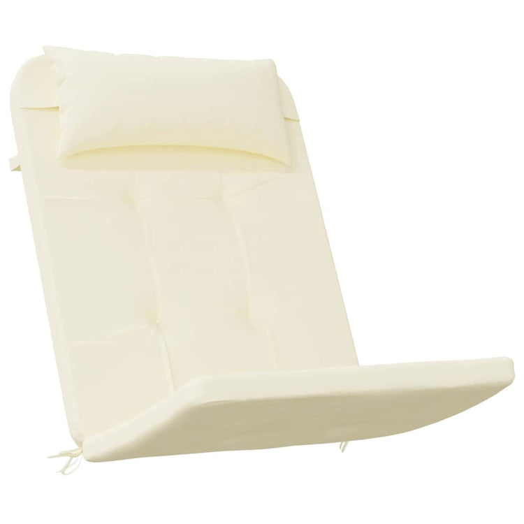 Vidaxl Chair Cushions 2 St Adirondack Oxford Fabric Crème Intelli