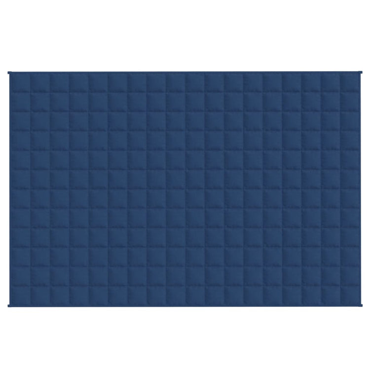 VIDAXL FAIBLAGE COUVERTURE 122x183 cm 9 kg de tissu bleu