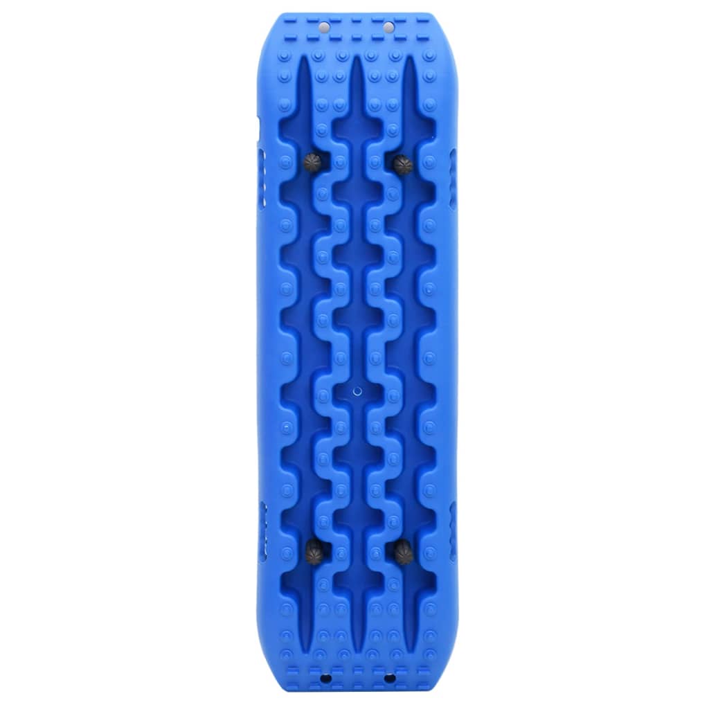 Plaques de poignée Vidaxl 2 PCS 106x30.5x7 cm Bleu en nylon