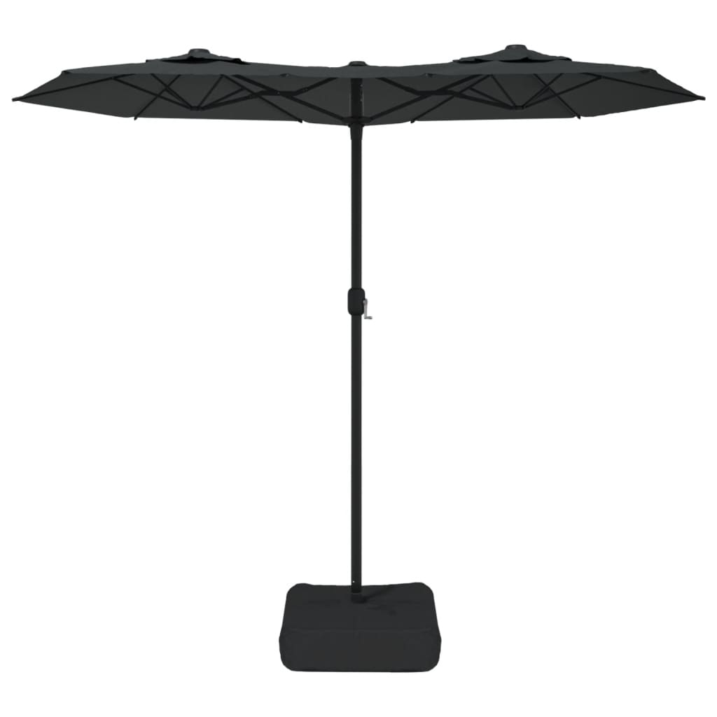 Vidaxl parasol double toit 316x240 cm anthracite -colored
