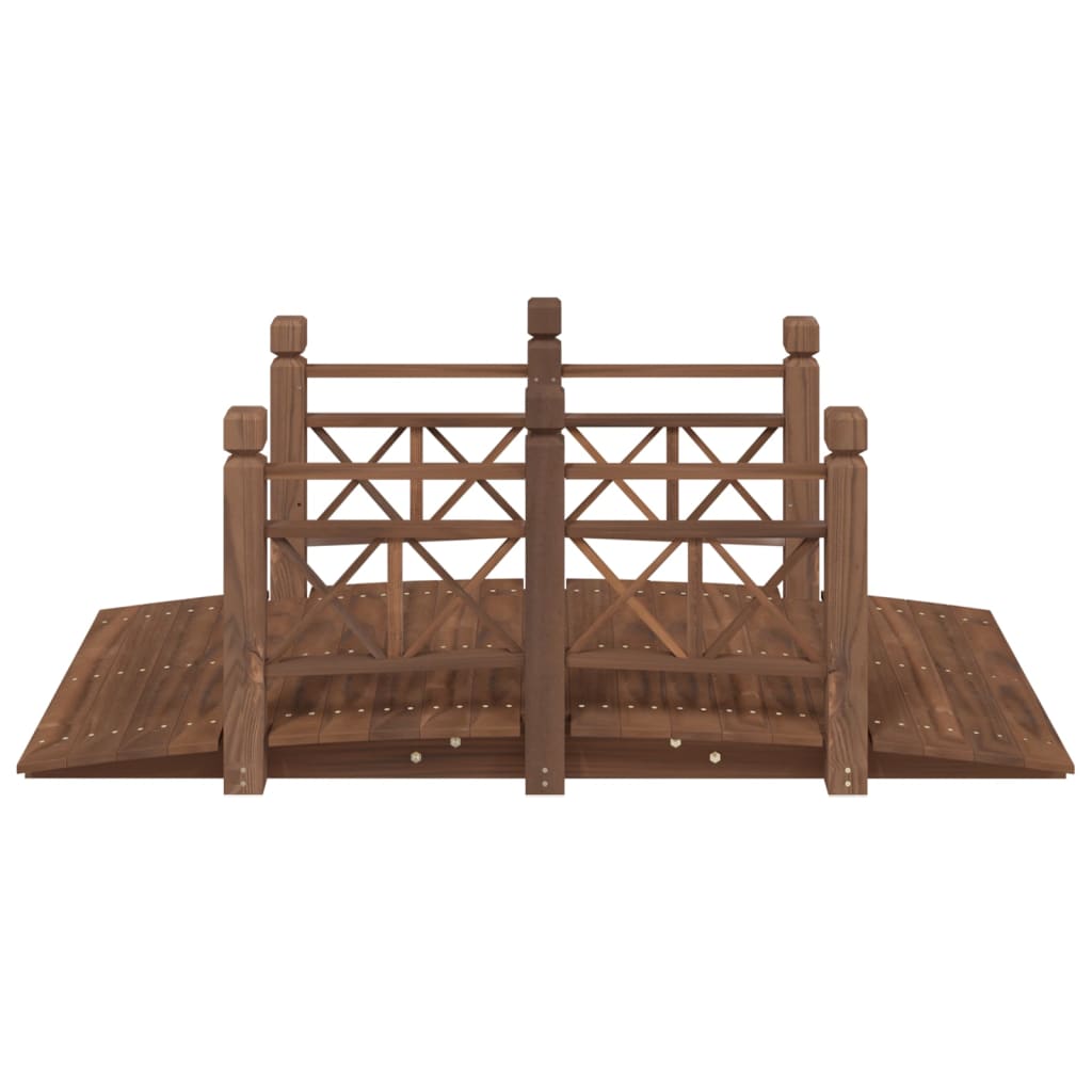 Vidaxl Garden Bridge avec main courante 150x67x56 cm