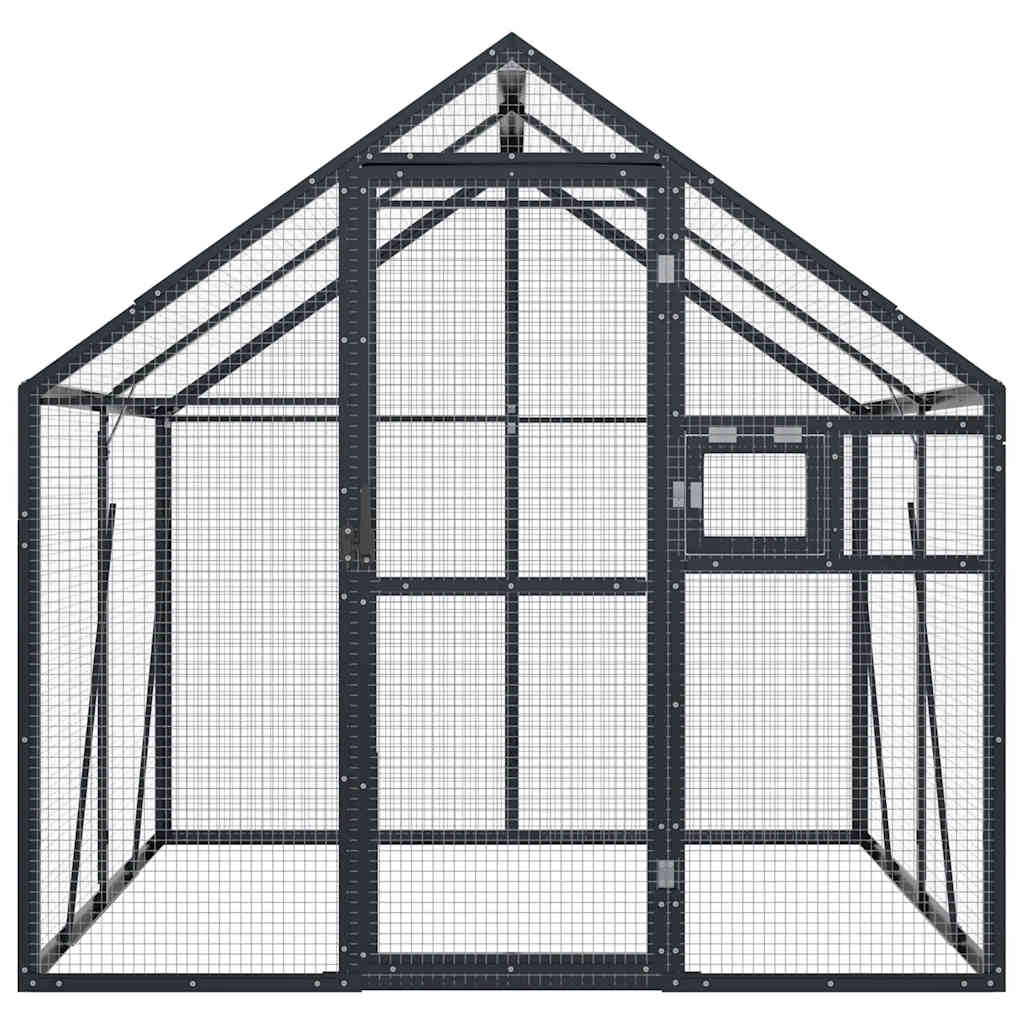 Volière Vidaxx 1,79x2x1,85 m aluminium anthracite
