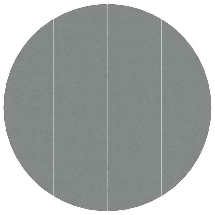 Vidaxx tapis de sol de piscine ø500 cm géotextile polyester gris clair