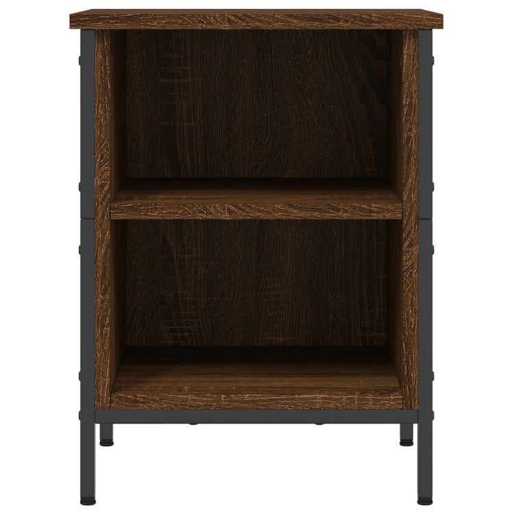 Armoire à chaussures Vidaxl 38x35x50 cm Couleur de chêne brun en bois propriété