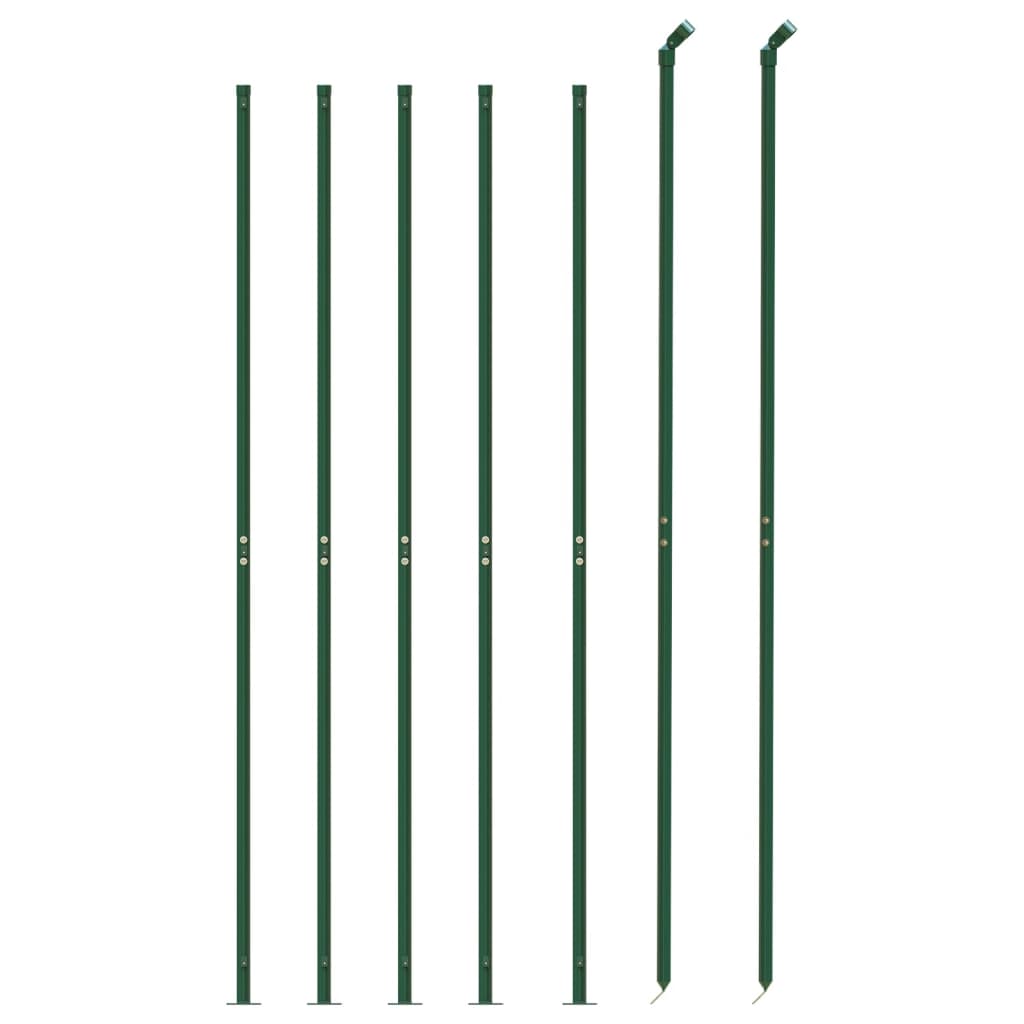 FET de maille filaire Vidaxl avec bride 1,6x10 m vert