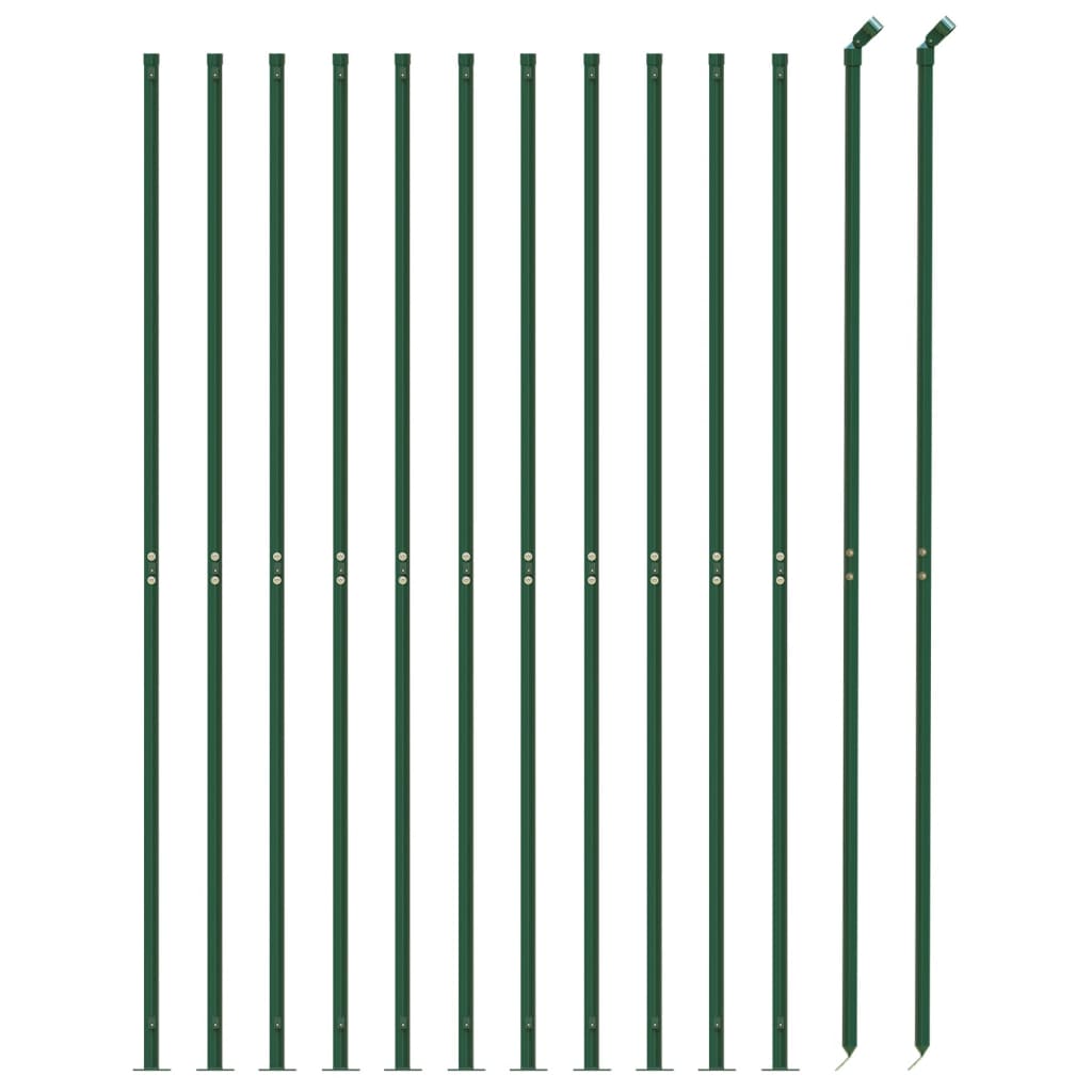 Vidaxl Fet Fet avec bride 1,1x25 m vert