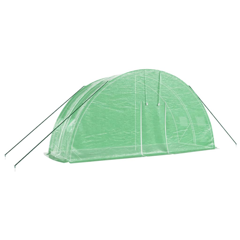 Vidaxl tuinkas avec cadre en acier 12 m² 6x2x2,85 m