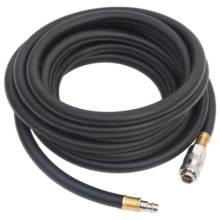 Vidaxl Air tuyau hybride 0,6 '' 2 m caoutchouc et pvc noir