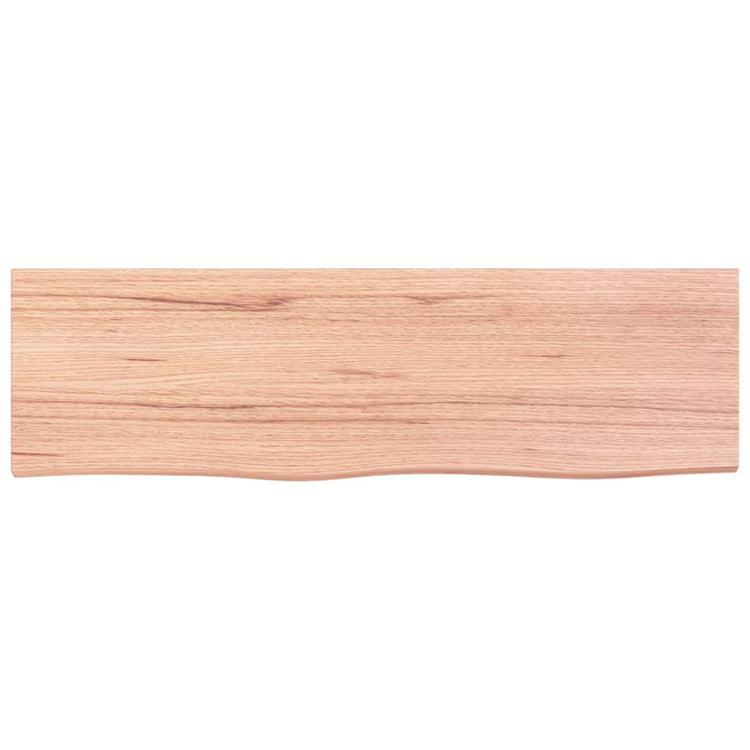 Tableau de lavabo VIDAXL 100x30X (2-4) CM Brown clair en bois massif traité
