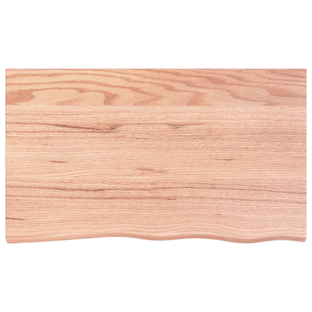 Tableau de lavabo VIDAXL 100x60x (2-4) CM Brown clair en bois massif traité