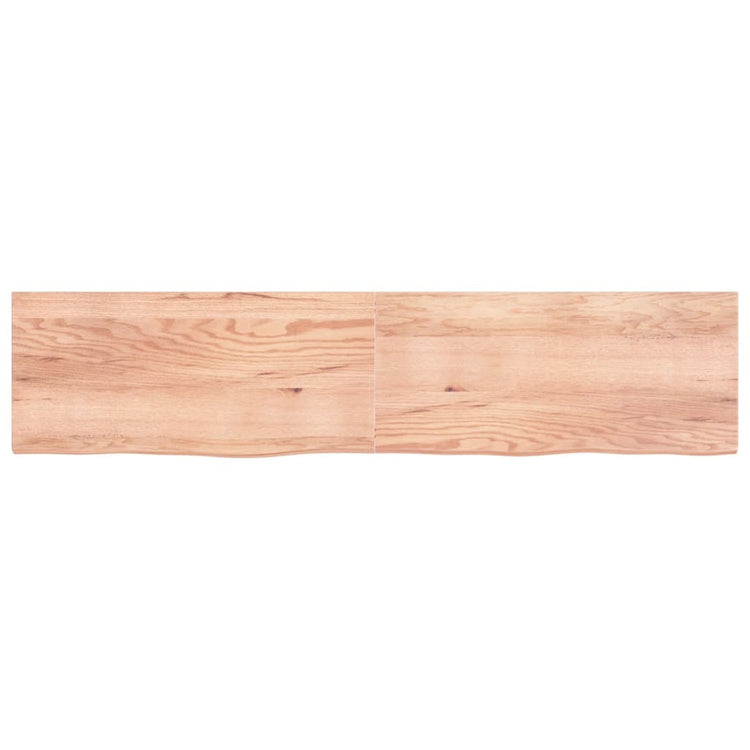 Vidaxl Washingin Sheet 220x50x (2-4) cm Brun clair en bois massif traité