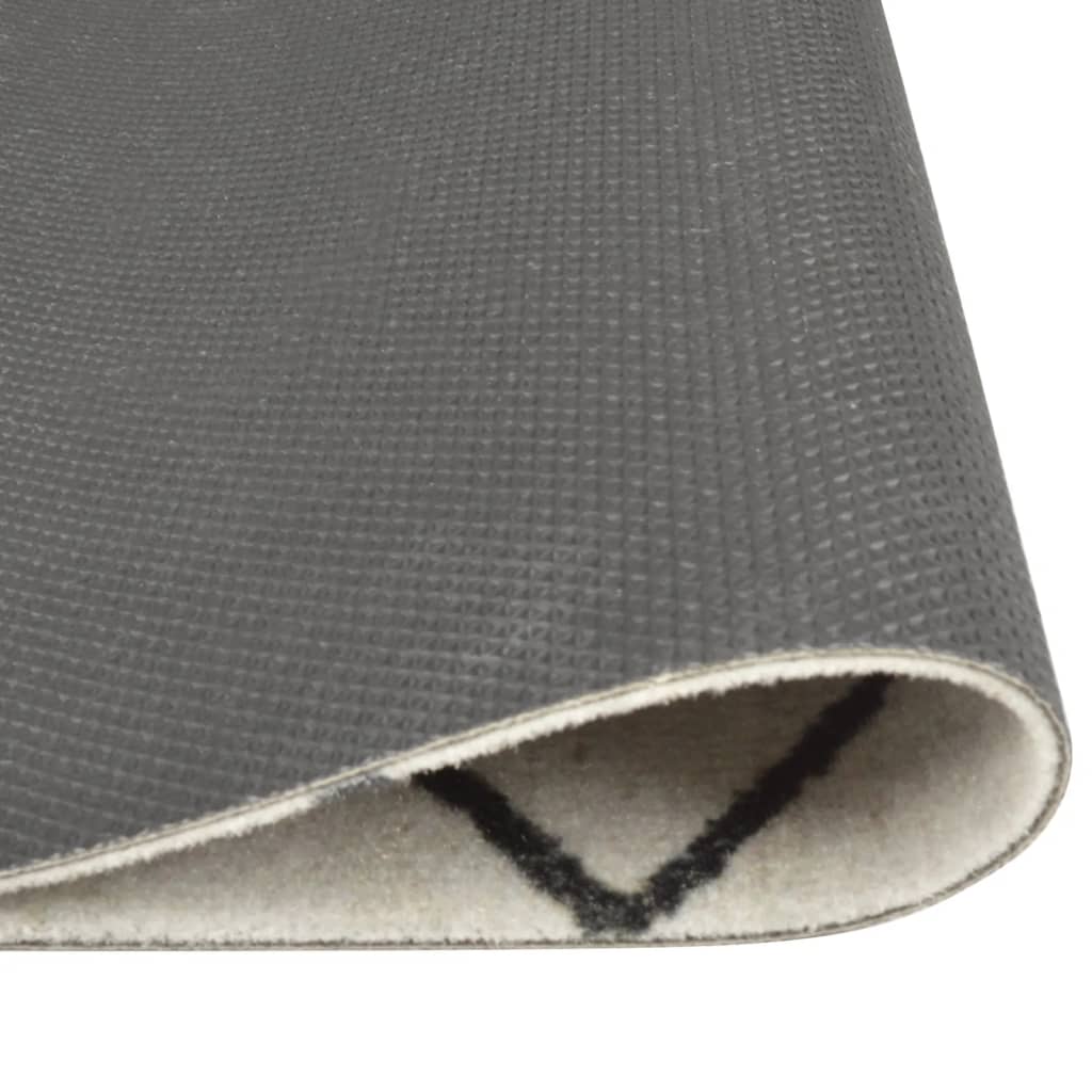 Vidaxl Cuisine Mat lavable bloqué 60x180 cm velours