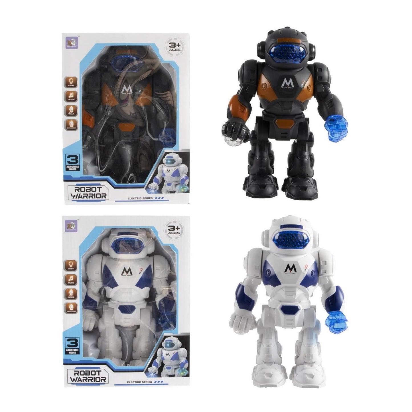 Robot avec lumière et son 21cm