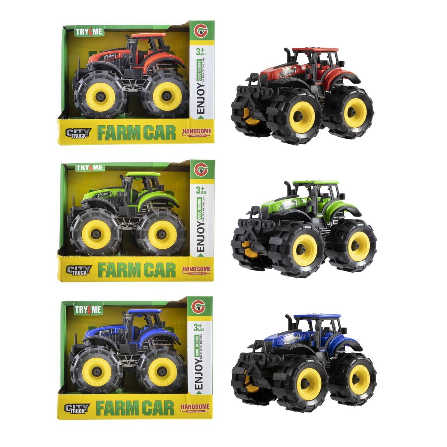 Tracteur avec lumière et son 15,5cm