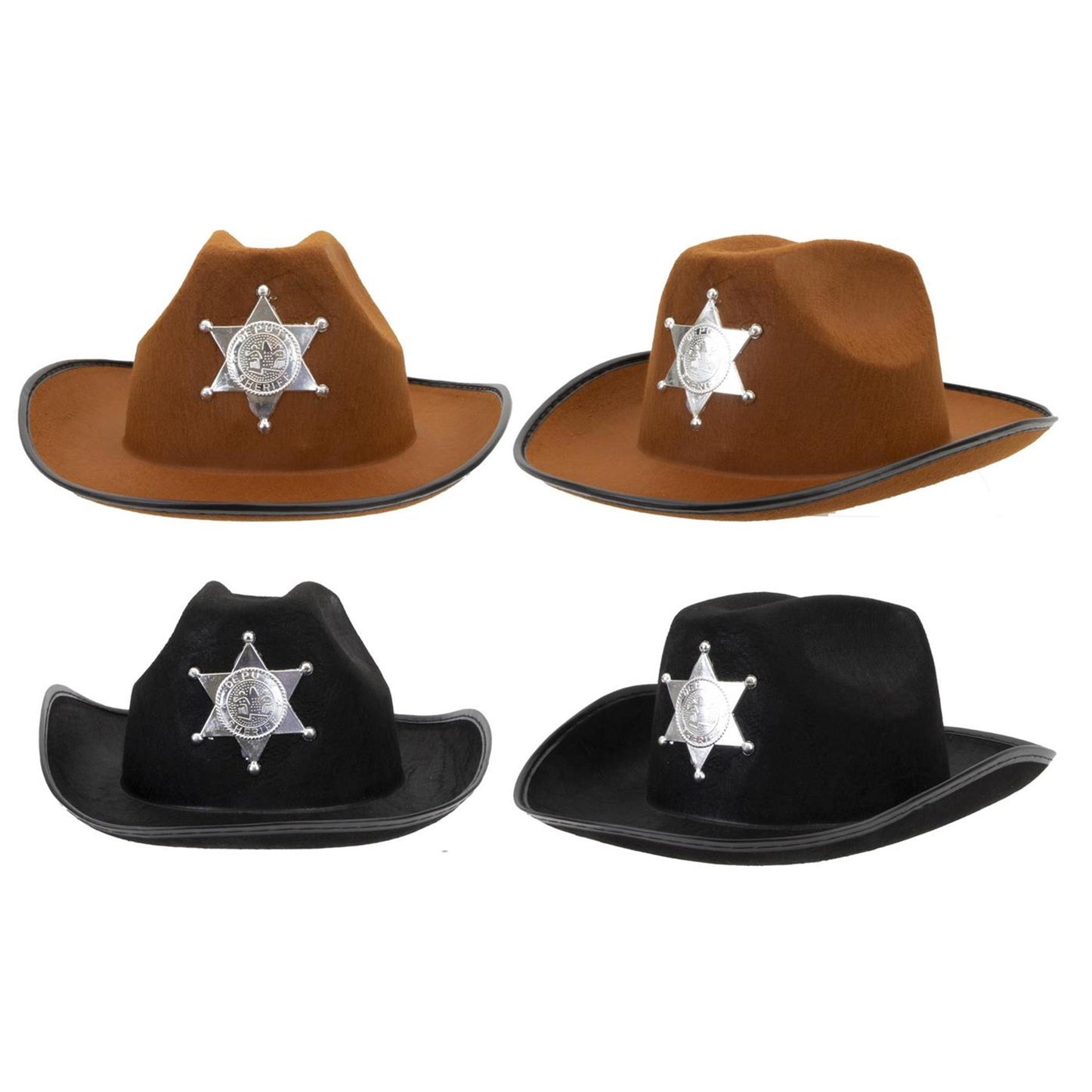 Chapeau de cowboy Z1 avec enfants étoiles