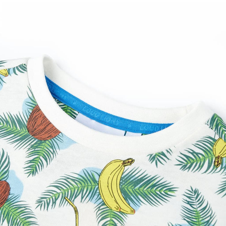 Chemise pour enfants vidaxl avec manches courtes 116 multi-colorants