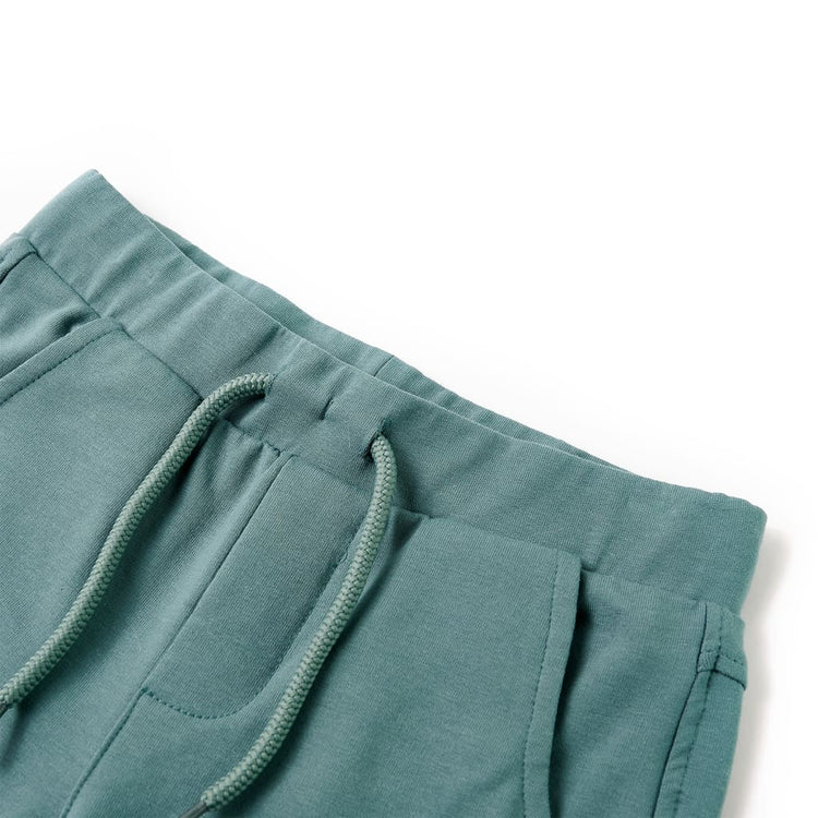 Short pour enfants vidaxl avec trekkoord 140 oudpetrol