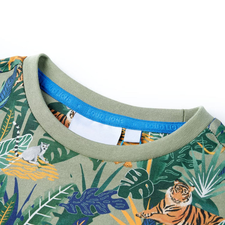 Vidaxl Children's Shirt avec manches courtes 140 multi-colorants