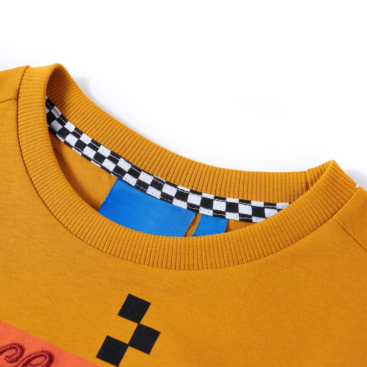 Vidaxl Child's Shirt à manches longues 140 Ochère -colored