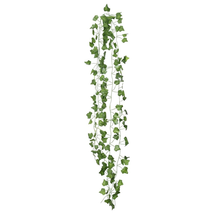 Vidaxl Garlands de Noël Ivy 12 st 200 cm vert
