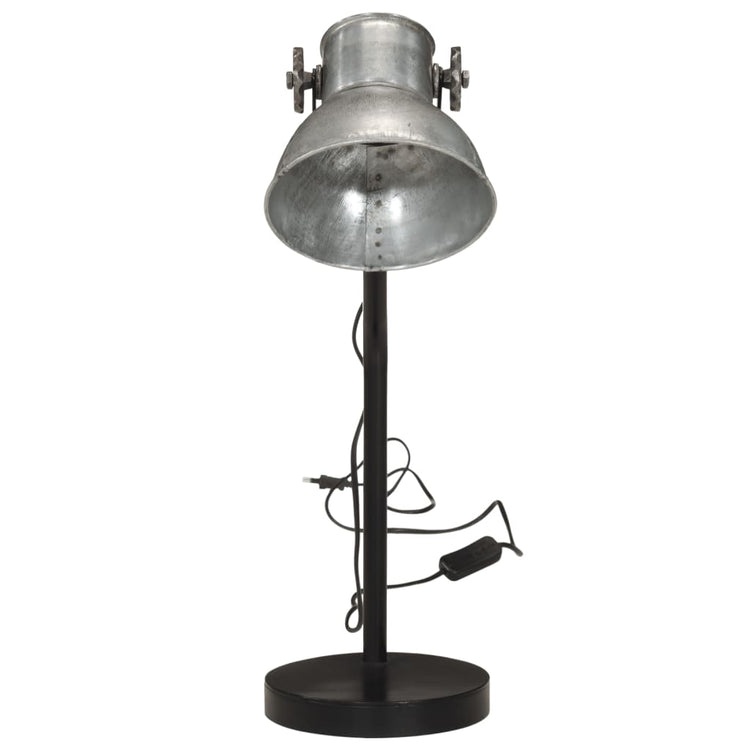 Lampe de bureau Vidaxl 25 W e27 17x17x60 cm Couleurs en argent vintage