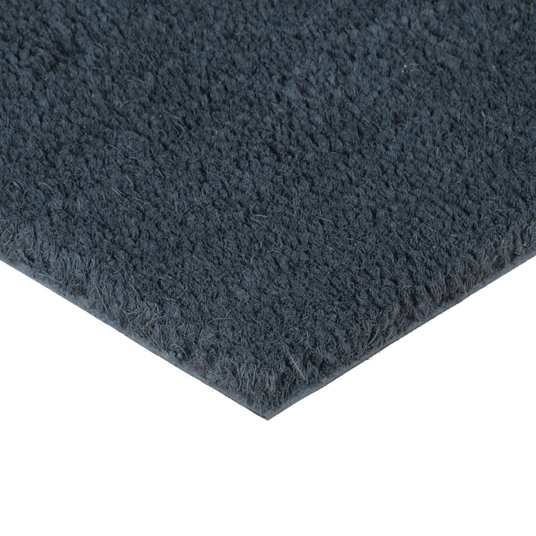 Vidaxx paillasson 50x80 cm tufté fibre de coco gris foncé