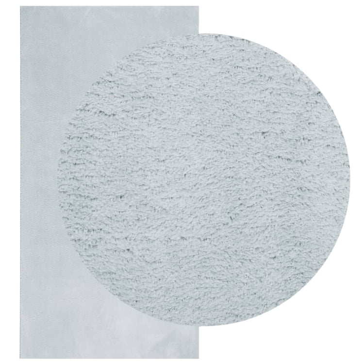 Tapis vidaxl Huarte Low-Pole Soft Soft Lavable 100x200 cm bleu