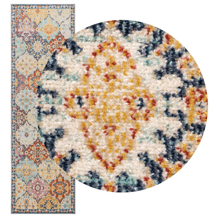 Vidaxl Carpet Arbizu à l'intérieur et à l'extérieur du style vintage 80x250 cm