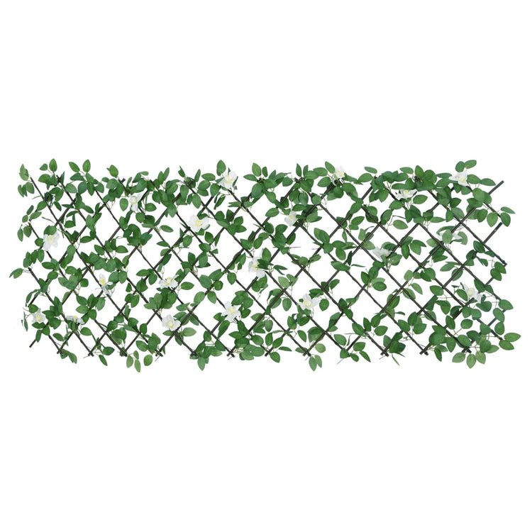 Vidaxl plante artificielle Ivy sur latwerk extraidable 186x30 cm vert