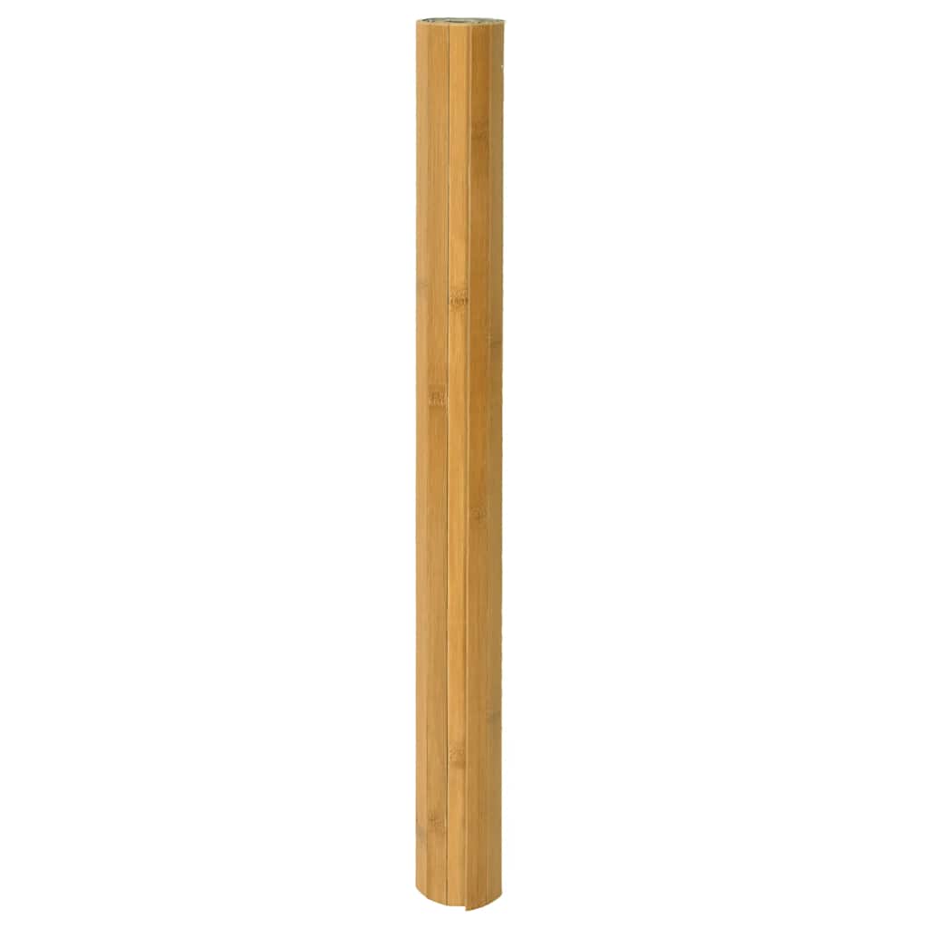 Vidaxl rectangulaire 80x100 cm bambou naturel