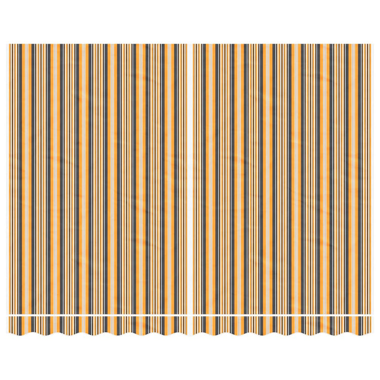 Tissu de remplacement Vidaxl pour Luifel rayé de 3,5x2,5 m multiplié