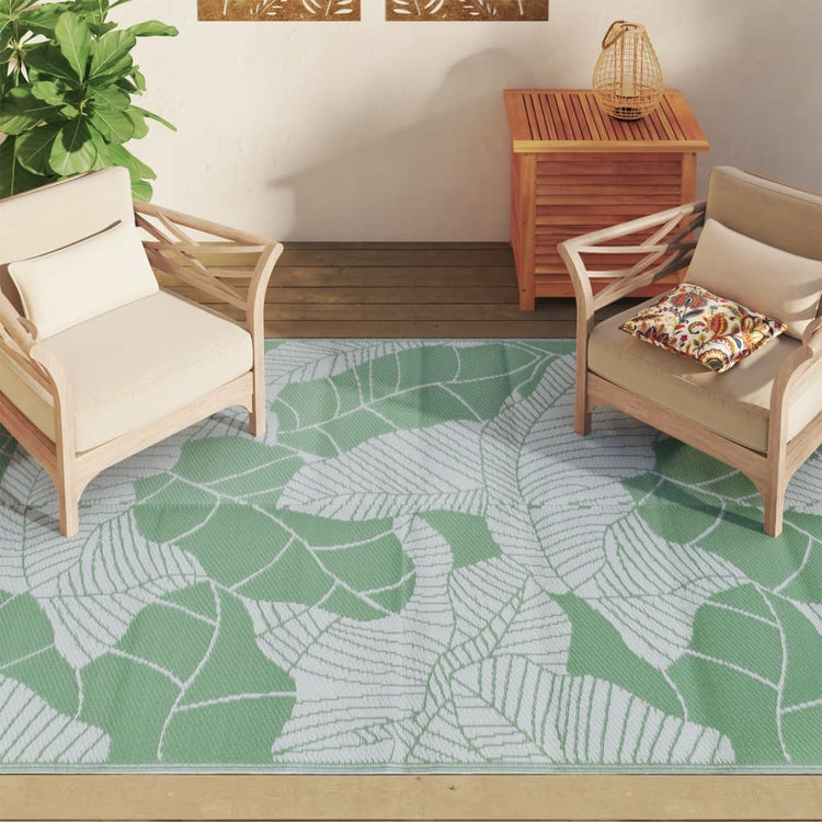Vidaxl à l'extérieur du tapis 160x230 cm vert polypropène