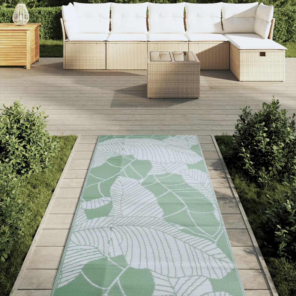 Vidaxl Extérieur Rug 80x250 cm Green en polypropène