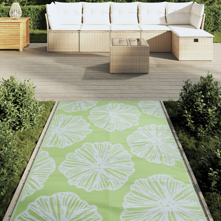 Vidaxl à l'extérieur du tapis 120x180 cm vert polypropène