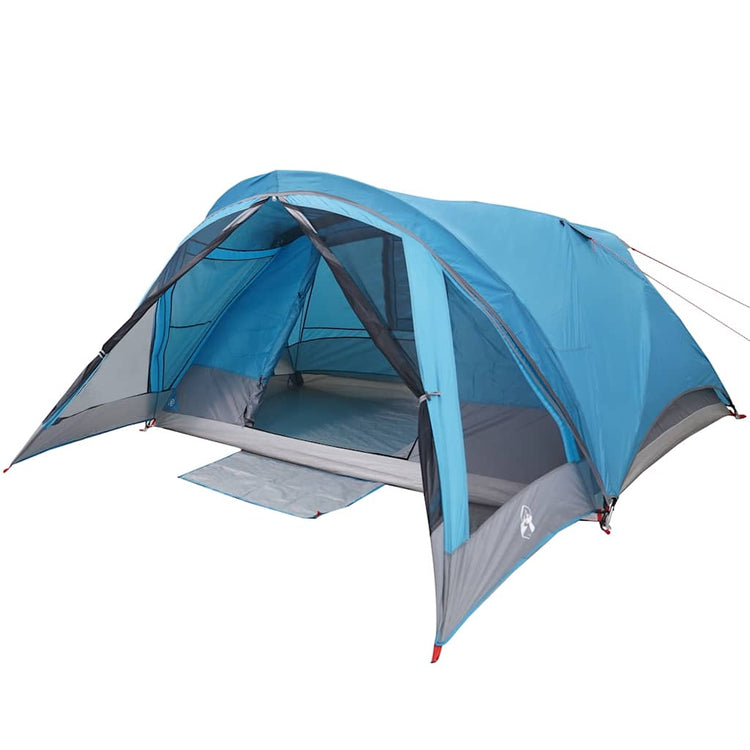 Vidaxl tente 4 personnes étanche bleu