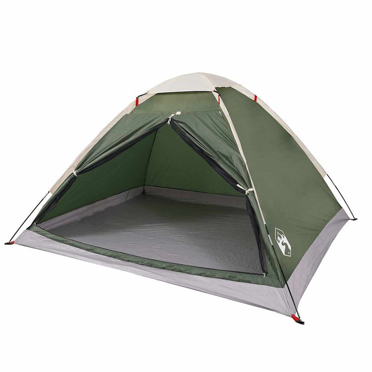 Vidaxl dome tente 2 personnes étanche verte