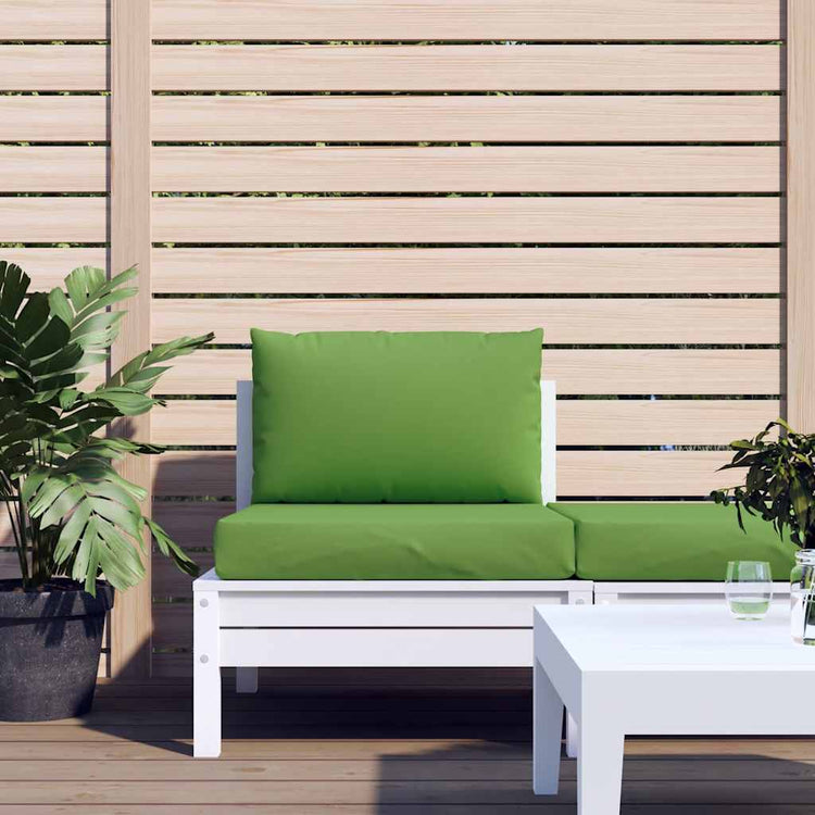 Coussins de palette vidaxl 2 St tissu mixte vert
