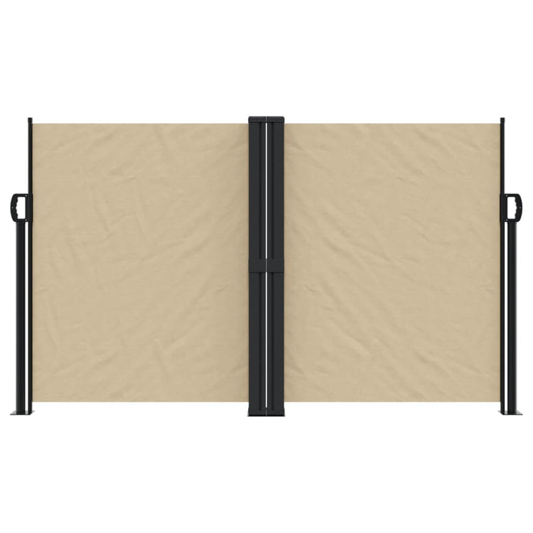 Pare-brise vidaxl extensible 140x600 cm beige