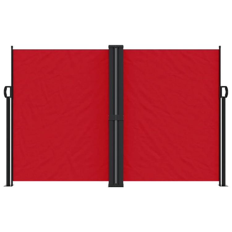 Pare-brise Vidaxl extensible 160x600 cm rouge