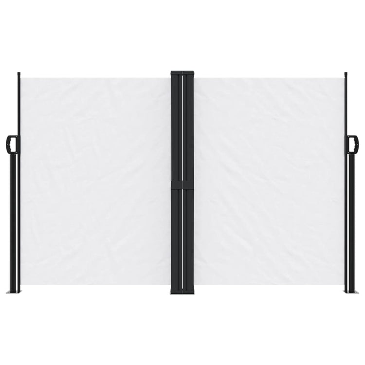 Pare-brise Vidaxl extensible 160x600 cm blanc