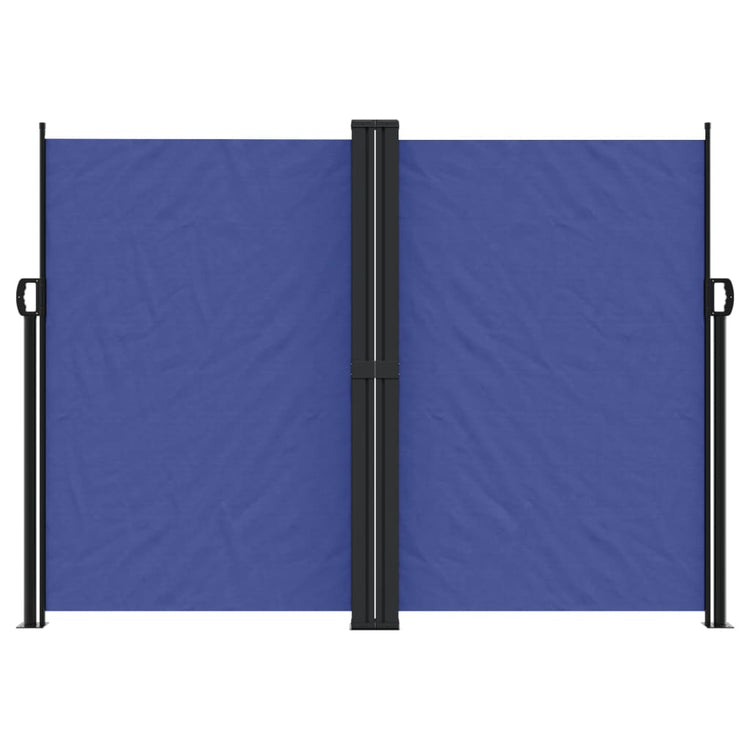 Pare-brise Vidaxl extensible 180x600 cm bleu