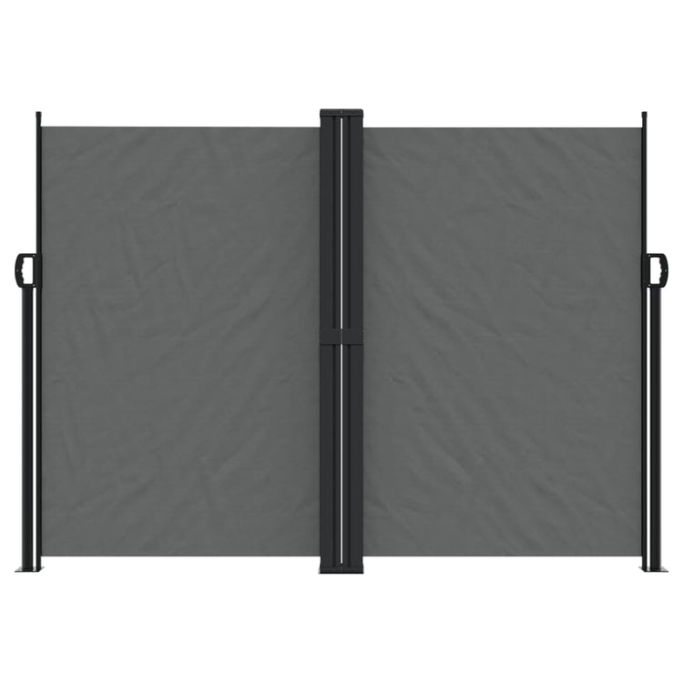 Pare-brise Vidaxl extensible 180x600 cm anthracite -colored